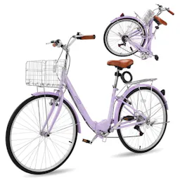 Folding Beach Cruiser Bike