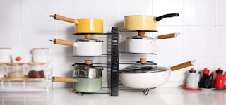 pot and pan organizer amazon