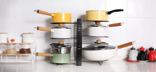 pot and pan organizer amazon