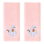 Halloween Ghost Cat Hand Towel Set