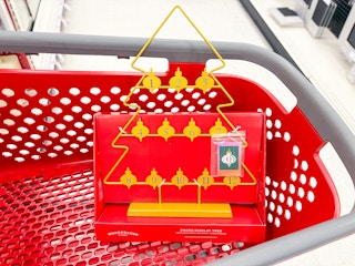 wondershop instax advent calendar sitting in a target cart