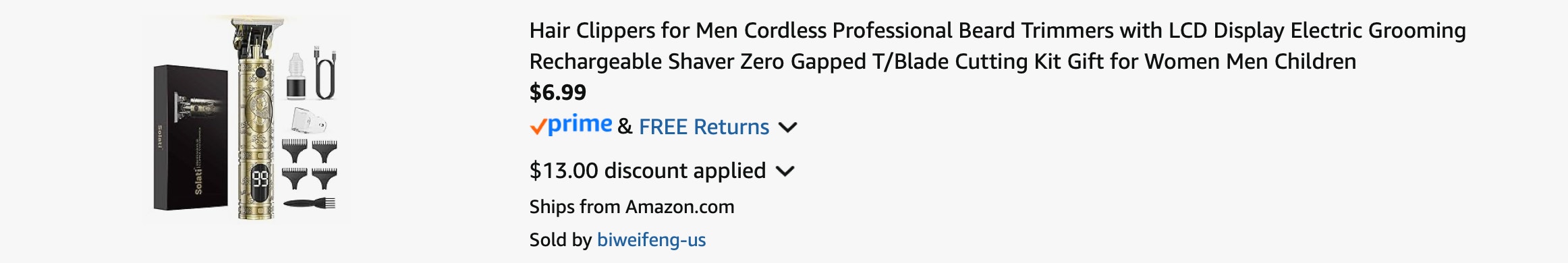 Amazon Cordless Hair Clippers 2025