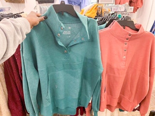 kohls Juniors' SO® Quarter Snap Fleece Tunic in store image 2022.JPG