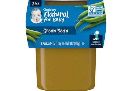 4 Gerber Baby Food 2-Packs