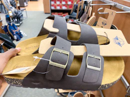 holding dockers mens sandals at kohl's