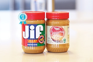 Jif vs. Great Value peanut butter