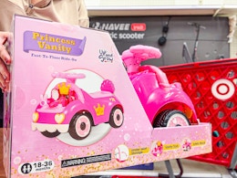 Disney Princess Carriage Ride-On, Only $18.99 at Target (Reg. $40) card image