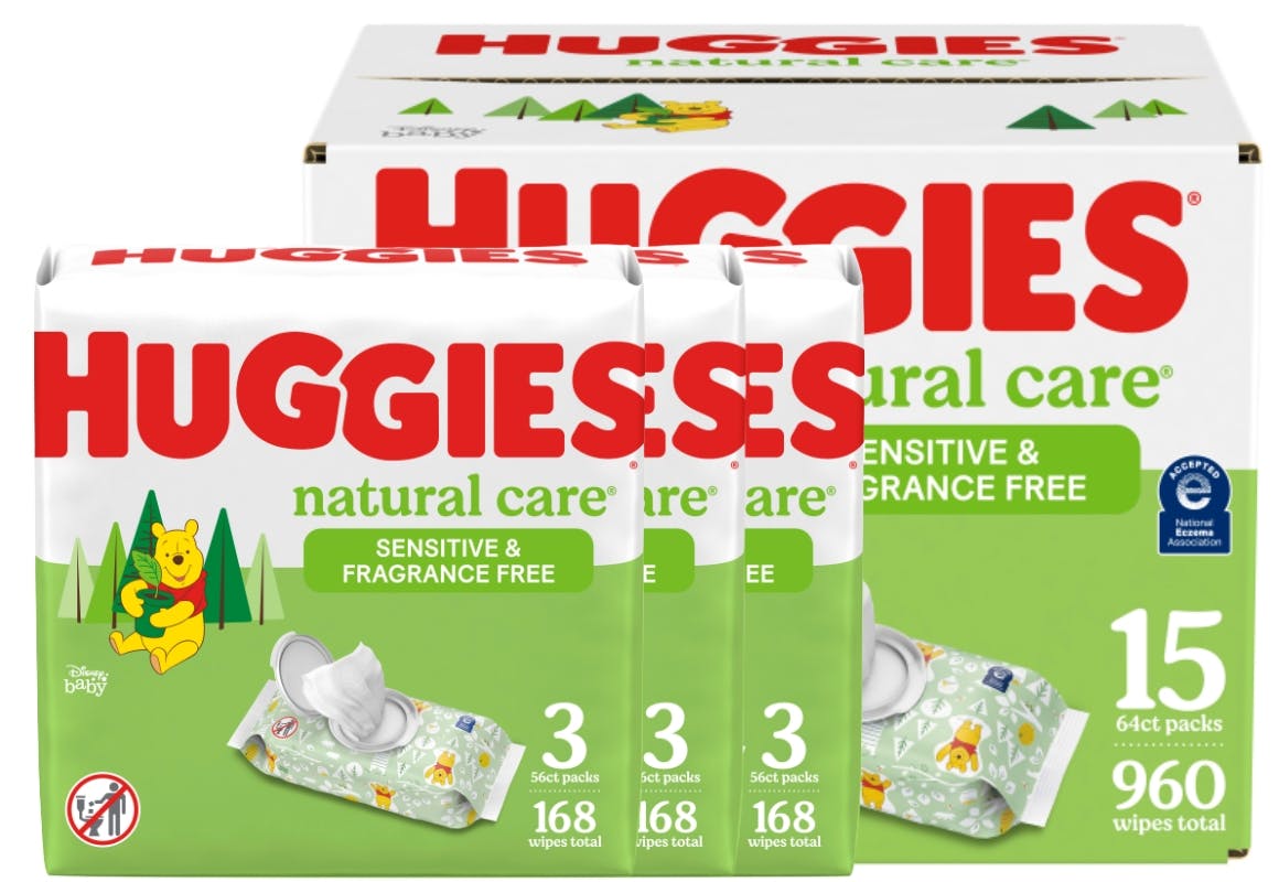 4 Huggies Wipes