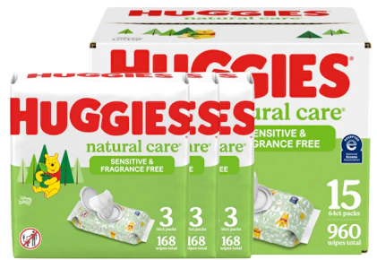 4 Huggies Wipes