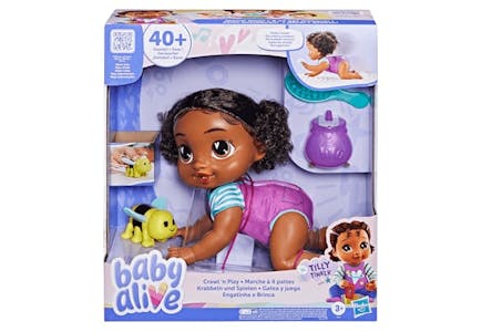 Baby Alive Crawl 'n Play Doll
