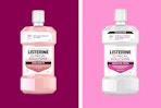 Listerine bottles on KCL template