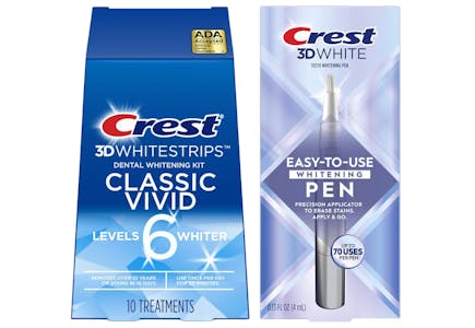 2 Crest Whitening Products