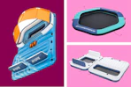 3 Hydro Force Water Toys/Floats