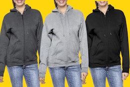 Women's Fleece Hoodie, Only $19.60 at Macy's card image