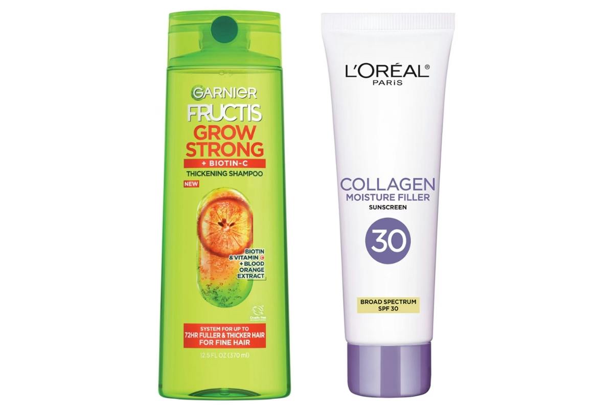 2 L'oreal + 4 Garnier Products