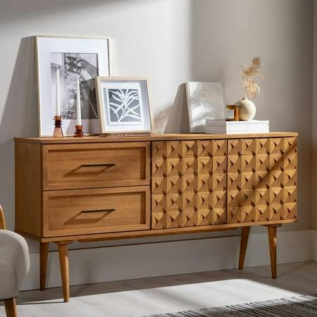 Boho Geometric Storage Sideboard