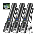 Rechargeable Flashlights 3-Pack