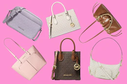 6 differentl Michael Kors bag styles 