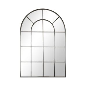 Beautypeak Arched Windowpane Mirror