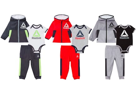 Reebok Baby 3-Piece Outfit