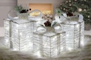 Set of 3 Christmas Lighted Gift Boxes