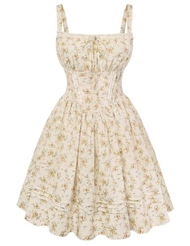 Women's Floral Corset Dress