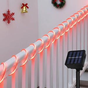 Candy Cane Solar Rope Lights