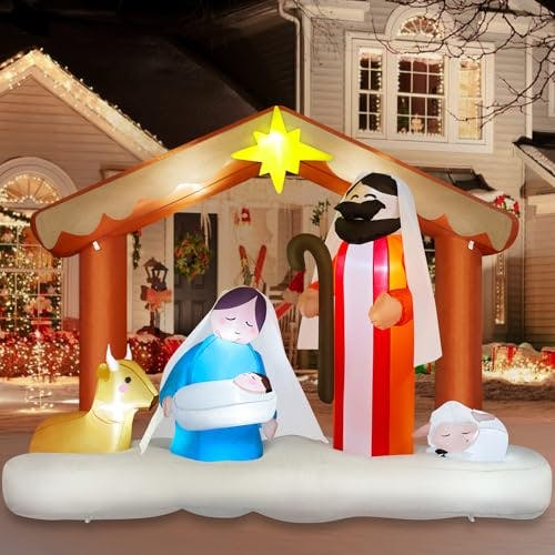 Christmas Inflatable Nativity Scene