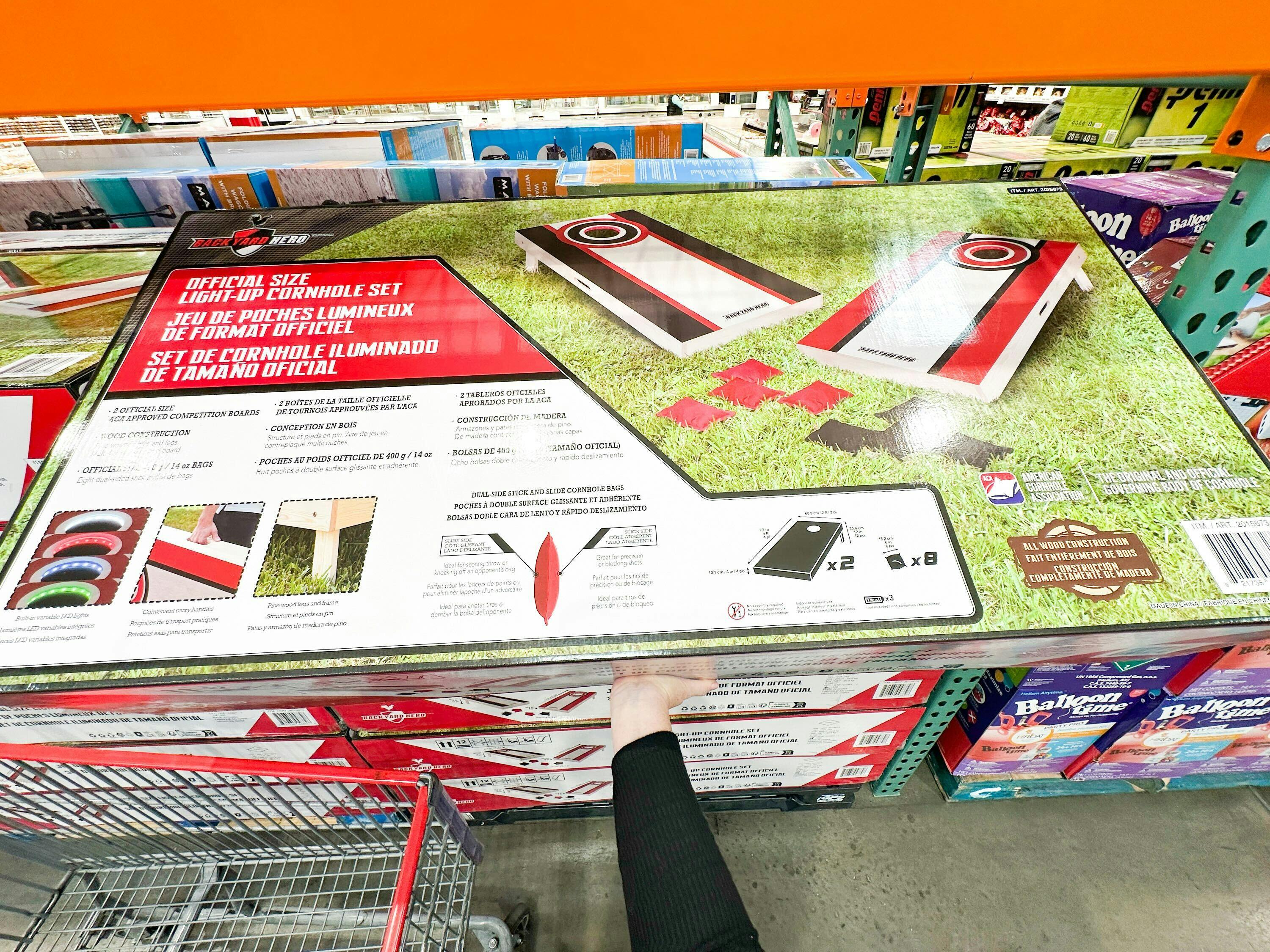 MD Sports Cornhole Set