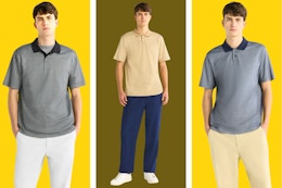 Sizes Going Fast: Men’s Polos From Just $4.84 at Walmart card image