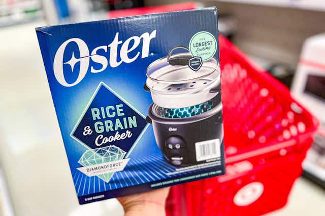 Oster Electric Rice Cooker, Only $14.24 at Target — Black Friday Price card image
