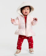 Baby Iridescent Hooded Jacket