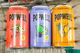 popwell soda in shopping cart