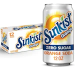 Sunkist Zero Sugar Soda 12-Pack