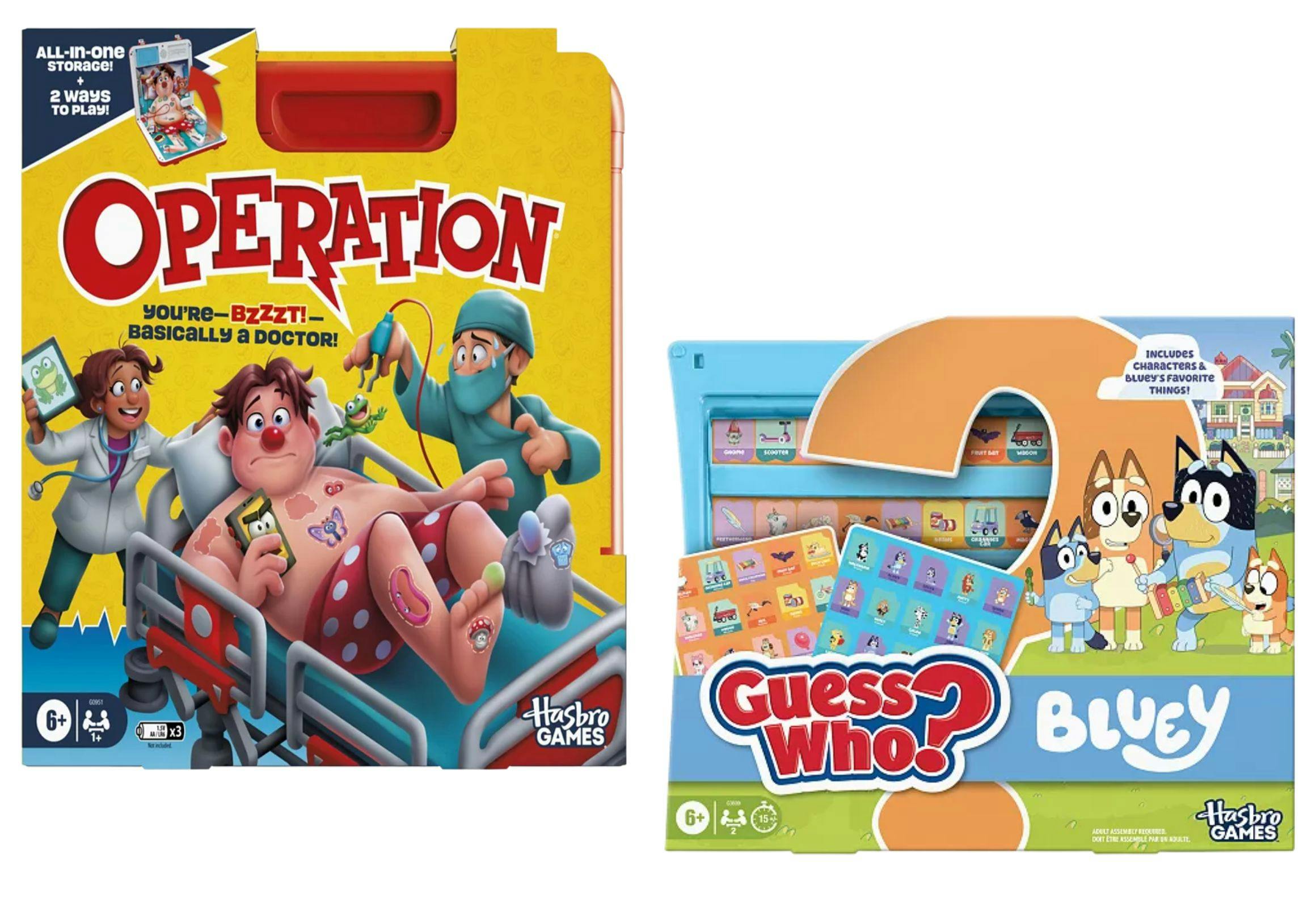 Hasbro Bluey and Operation Game
