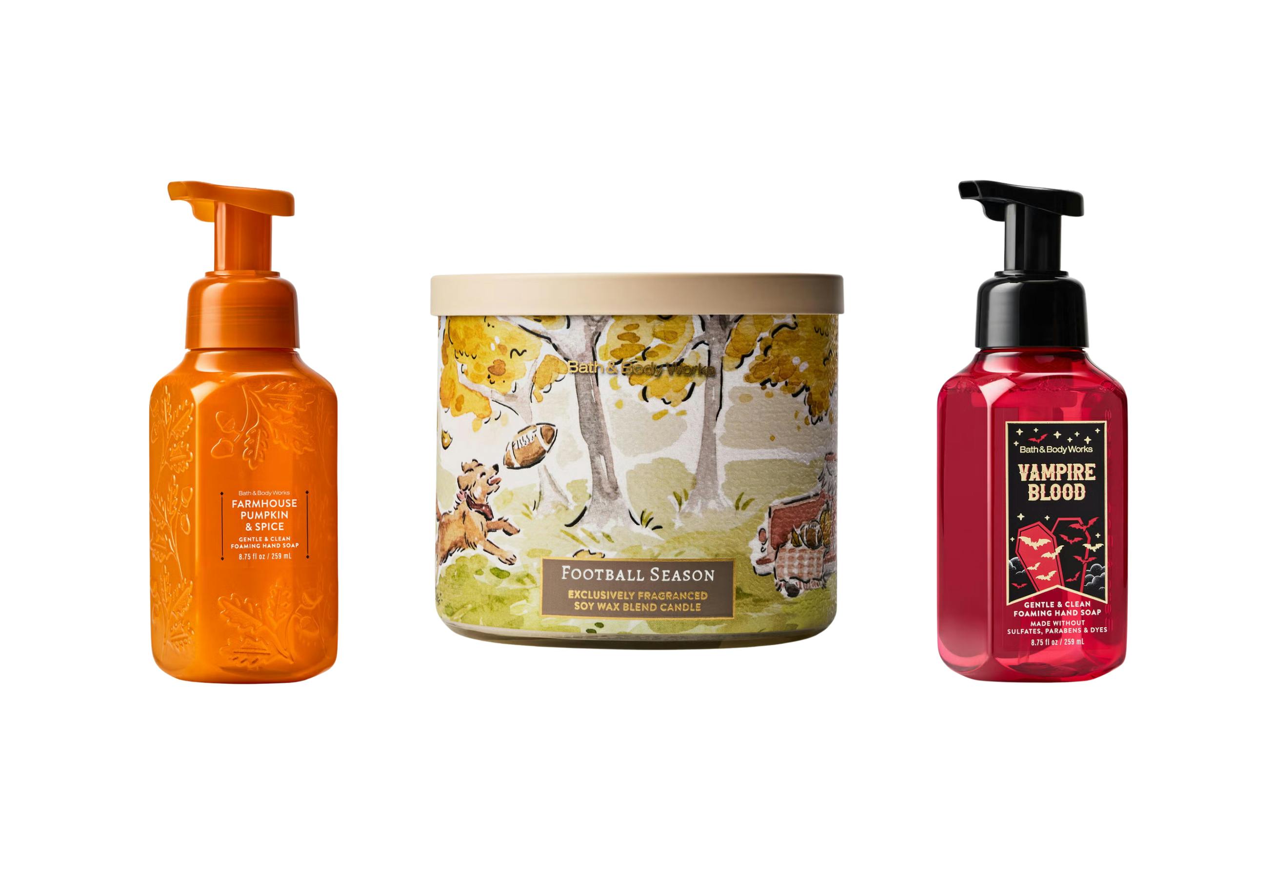 6 Bath & Body Works Products