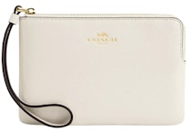 Coach Corner Zip Wristlet