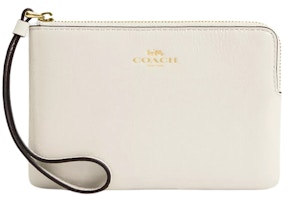Coach Corner Zip Wristlet