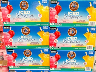 boxes of donut shop iced refreshers