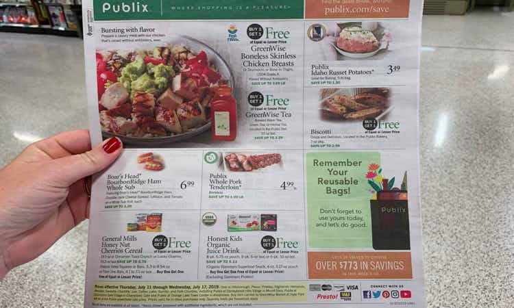 New Publix deals go live every Wednesday or Thursday, depending on your Publix location.