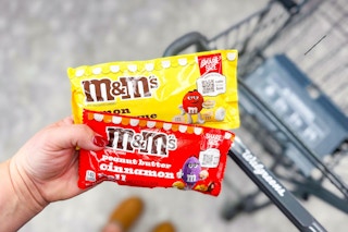 m and m bakery flavored candy bags in walgreens