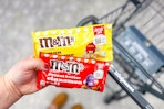 m and m bakery flavored candy bags in walgreens