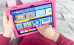 abcmouse in child's lap