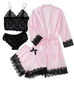 Women's Silk Satin Pajama Set