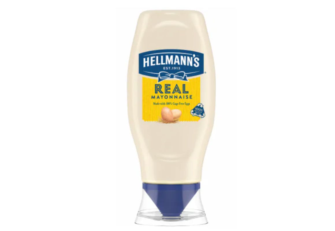 2 Hellmann's Mayonnaise Bottles