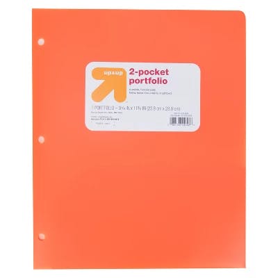 up&up 2-Pocket Plastic Folder