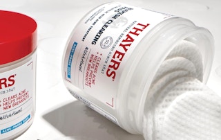 a jar of toner facial pads