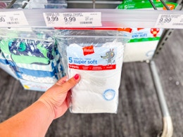 Hanes Toddler T-shirt 5-Pack, Only $6.26 at Target card image