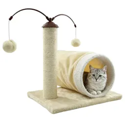 Cat Scratching Post with Tunnel