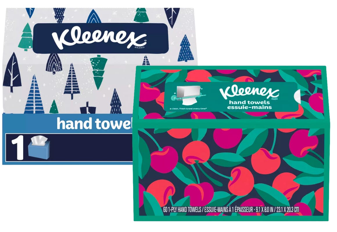2 Kleenex Hand Paper Towels